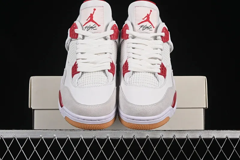 All categories Air Jordan Jordan series basketball shoes Air Jordan 4 Nike SB x Air Jordan 4 OG "Varsity Red" AJ4 Joe 4 University Red DR5415-106